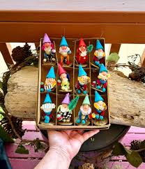 Vintage 1930 1940 Clay Gnome Pinecone Christmas Ornament ...