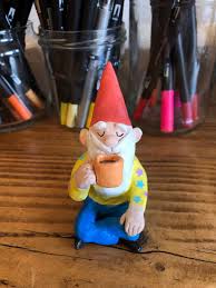 Coffee Gnome, Desk Friend, Cosy Star Jumper, Handmade - Etsy