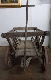 Sold at Auction: Wooden Goat Cart