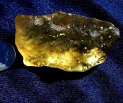 300 Crt Libyan Desert Glass Gold Meteorite Impact Tektite ...