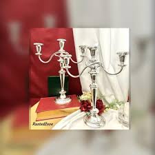 Crown Sterling Silver Candelabras / Sterling Candelabras ...
