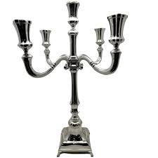 5-Arm Sterling Silver Candelabra – The Silver Cellar