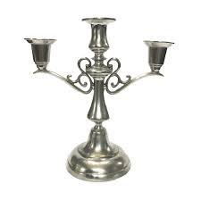 2 Arm Candelabra - ASL Pewter
