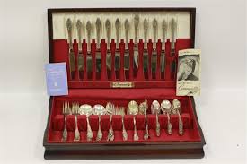 Lot - 81PC SILVER PLATED SILVERWARE SET IN BOX
