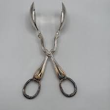VTG Gorham Heritage Silver-Plate Salad Tongs Servers Slotted ...