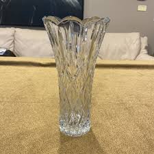 Crystal Clear Vase 13 1/2 | eBay