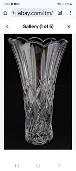 GORHAM LADY ANNE FULL LEAD CRYSTAL VASE 14'' | Mercari