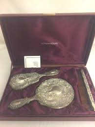 GORHAM STERLING SILVER 3 PIECE DRESSER SET 23 BUTTERCUP ...