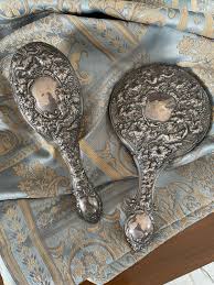 Victorian Sterling Silver Brush and Mirror Set - Etsy