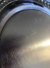Perma Brite - Vtg Chrome 8 3/4” X 5 1/2” Oval Tray by ...