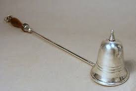 Sterling Silver Candle Snuffer w/ Wood Handle | eBay
