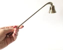 Large Silver Tone Metal Candle Snuffer Heavy Vintage Altar ...