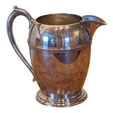 1960s Crescent Silver MFG Corp Silver-Plated Pedestal Water ...