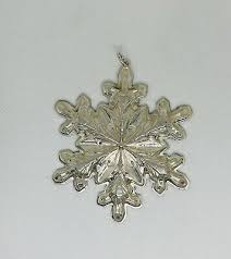 Gorham Sterling Silver Snowflake 1973 in Original Pouch ...