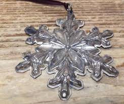 Gorham Sterling Silver Christmas Ornament Star Snowflake ...