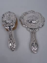 Antique Gorham Edwardian Classical Sterling Silver Mirror ...