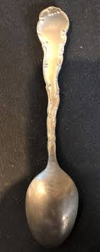 Indian, Palm Tree & Boat (top) Florida (stem) on Pewter ...