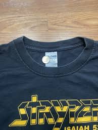 Stryper Yellow and Black Attack Size XL 2003 Reunion Tour T ...
