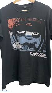 RARE!!Vintage 00 Rock The House Gorillaz Band Tee
