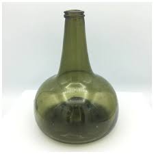 Onion Rum/Wine Pirate Glass Bottle, Circa 1600s-1700s. For ...