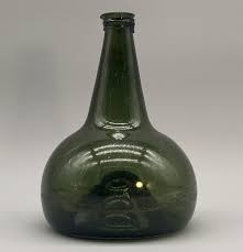 Genuine 18th-century Dutch Hand-blown Green Glass Onion Wine ...