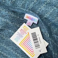 Lularoe Lindsay blue knit cardigan/coverup— size... | Depop