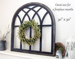 Modern Farmhouse Window Frame Wood Window Decorating Farmhouse Decor Cathedral Window Mantle Decor Rustic Farmhouse Arch - Etsy UK