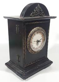 Vintage Wood Cased 9" Tall Battery Operated Clock – Treasure ...
