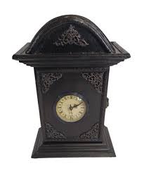 QUARTZ UNIQUE WOODEN MANTLE CLOCK WORKS WITH ...