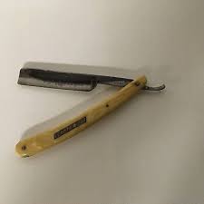 Vintage straight razor sun-ray hair prep co made in Germany ...