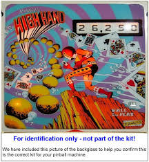 1973 Gottlieb High Hand Pinball Tune-up Kit - Includes ...