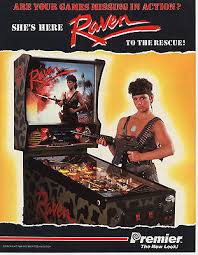 1986 PREMIER RAVEN PINBALL FLYER | eBay