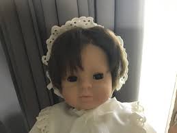 Vintage Gotz 18” Baby Doll W Brown Hair - Etsy