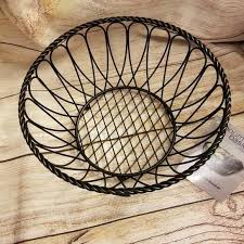 NWT Gourmet Basics by Mikasa Rope Basket, 10 inch, White or ...