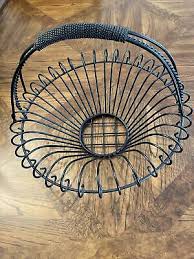 Black Iron Fruit Basket | eBay