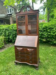 Antique Mahogany Secretary Desk – Resident | Leaf