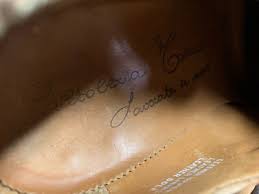 VNTG🔥 Caldoberia Caseavar Handmade in Italy Laced OX Sz 44 Men's Brown Leather | eBay