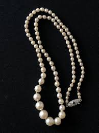 12 g. Vintage Natural Sea Pearls Necklace Clasp Gold 750 | eBay