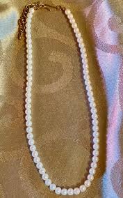 Vintage 16 Inch Faux Pearl Necklace | eBay