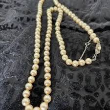 Majorica | Jewelry | Majorica Rosapearls W Case Certificate 28 L 7mm Pearl Size Excellent | Poshmark