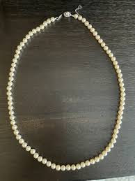 MAJORICA Pearl Necklace. Classic 27” Length, 7mm Pearls ...