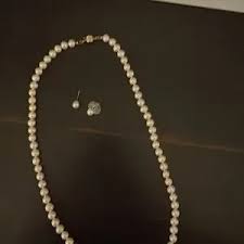 Reeds Jewelry | Jewelry | Cultured Pearl Necklace With Stud ...