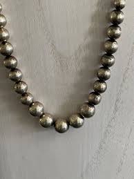 Elegant Sterling Silver Round Beads Necklace 50 Grams * - Etsy