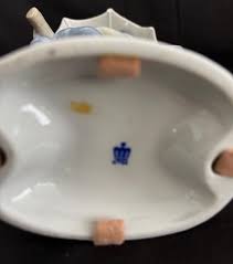 Vintage KPM Porcelain Figurine Girl White and Blue W/polka Dot Umbrella-cracker Barrel Victorian Southern Bell Figurine W/fan-home Decor - Etsy