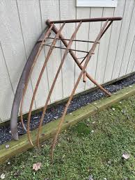 Vintage Amish Grain Scythe with Cradle - Antique Farm Tool ...