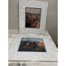 Set of two 14”x16” matted photographs of the Grand Canyon ...