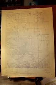 Vintage 22" x 28" United States Geological Survey 1953 ...