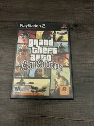 Grand Theft Auto GTA San Andreas Sony PS2 w/Manual Game ...