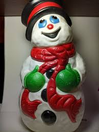 Vtg Snowman Blow Mold 18 Inches | eBay