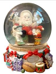 Westland DREAMSICLES Santa Elf Musical SNOWGLOBE "time to ...
